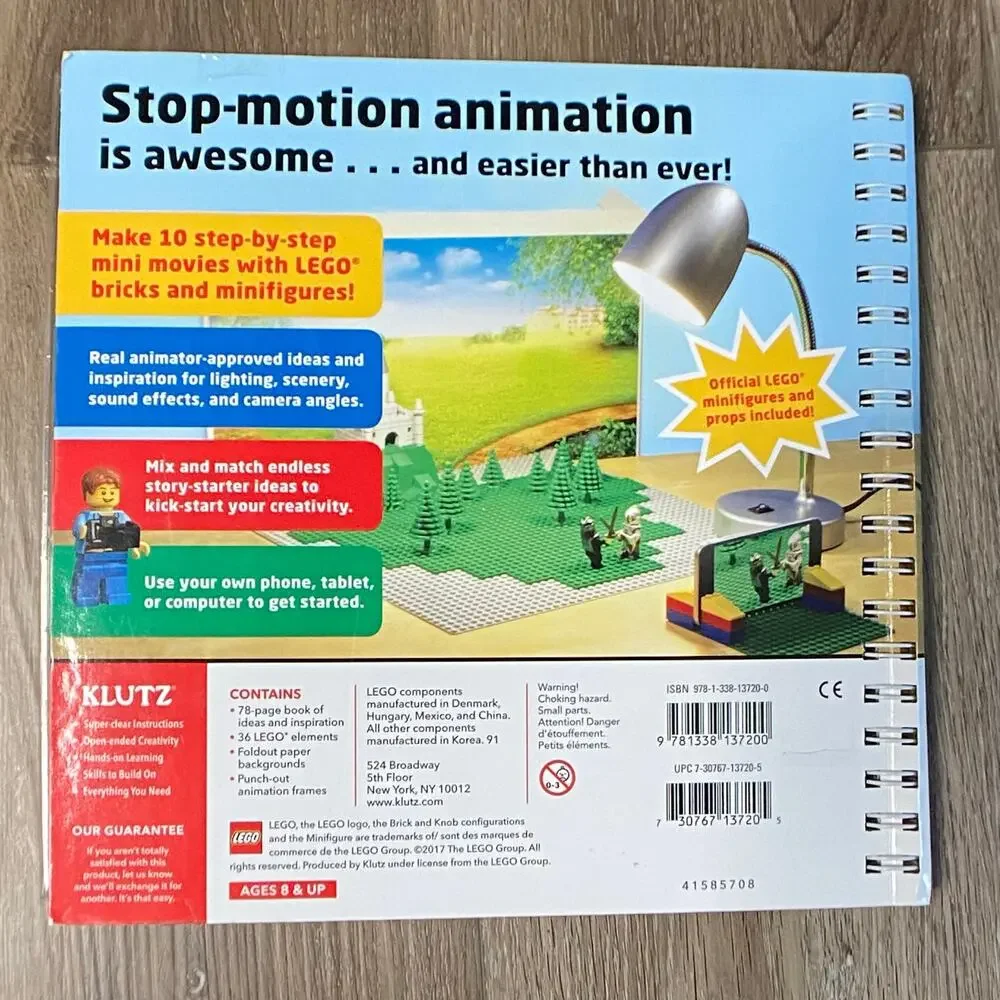 LEGO Make Your Own Movie Stop-Motion Animation Activity Kit - 36 Elements